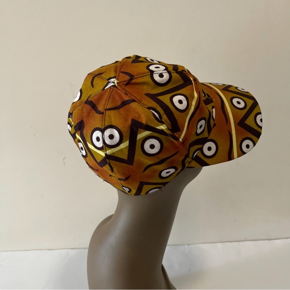 African Print Ankara Handmade Multicolor Bohemian Baseball Cap - Picture 4 of 14